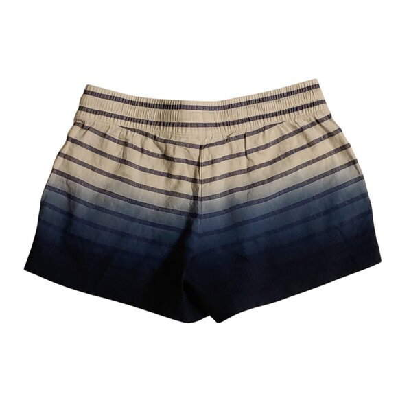 Vineyard Vines Linen Shorts Women's Size XXS Blue White Drawstring Waist Pockets - Picture 2 of 6